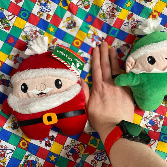 Santa and elf plush toys - Picture 4 of 5